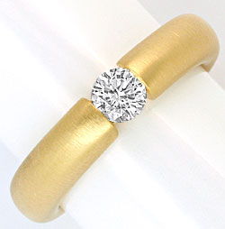 Foto 1 - Brillant-Diamant-Spannring 0,4ct Wesselton 18K Gelbgold, R1004