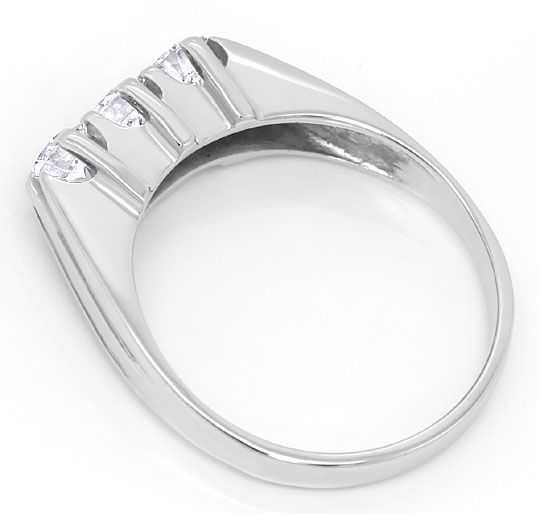 Foto 3 - Funkelnder Diamant-Ring 0,66ct Brillanten 14K Weißgold, S3275