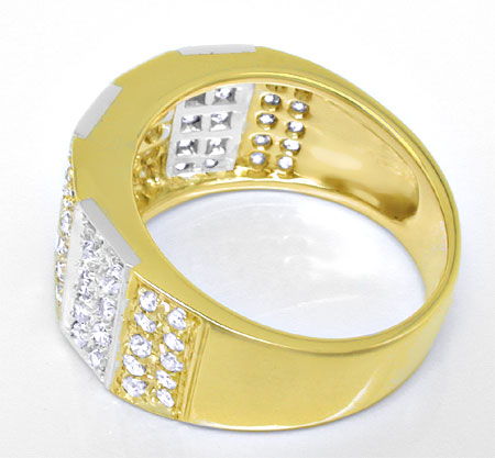 Foto 3 - Diamant-Ring 0,85ct 18K Gelbgold-Weißgold, S8925