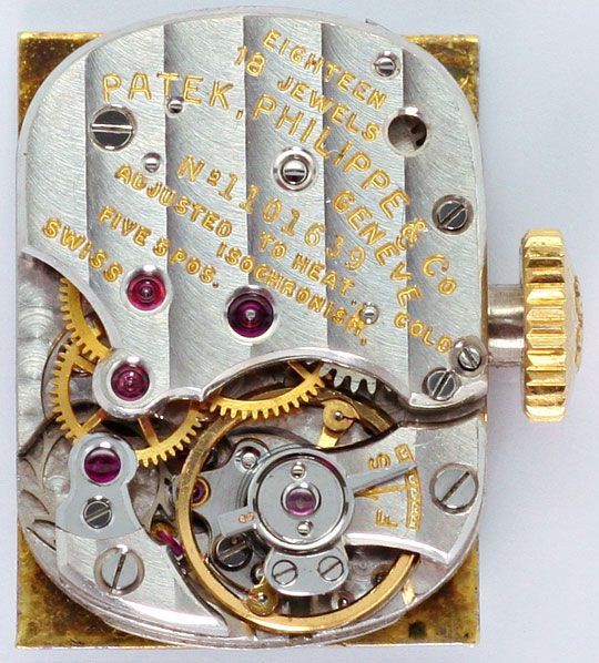 Foto 4 - Patek Philippe 3280 Vintage Damen-Armbanduhr, Gelb Gold, U2267